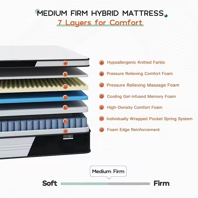 foam spring mattress