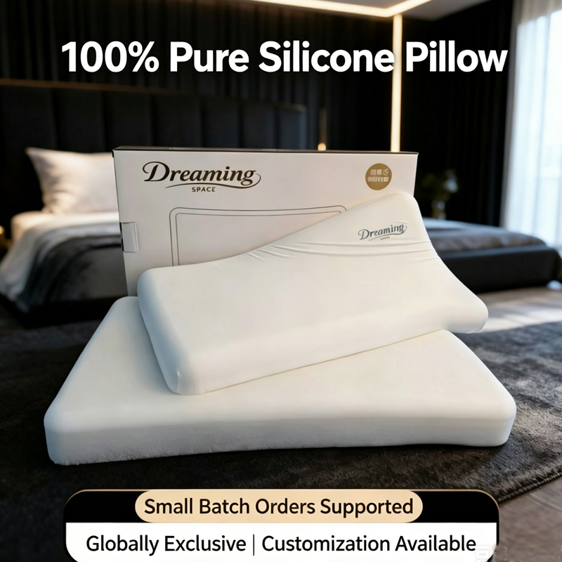 100% Pure Silicone Pillow