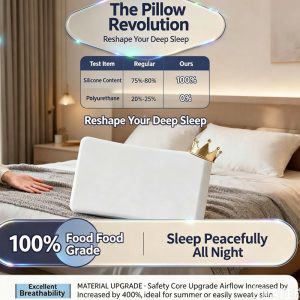 ergonomic silicone neck pillow