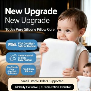 hyoallergenic silicone pillow for healthy sleep