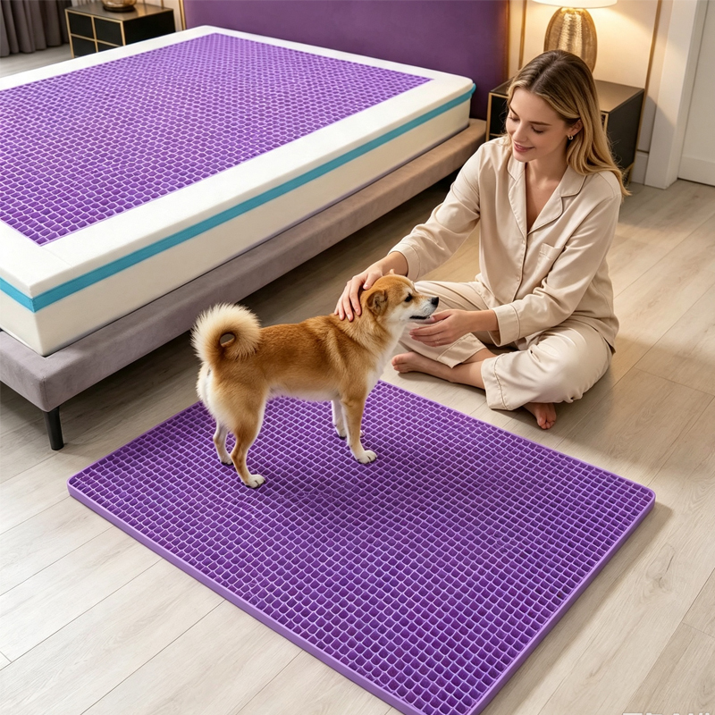 gel grid mattress topper